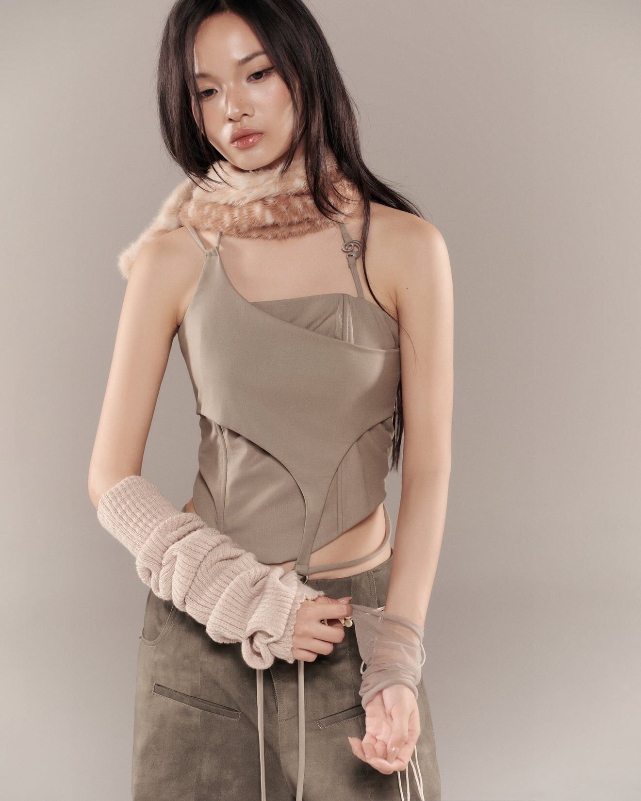 BUNNYHILL LULLABY HALTER TOP 垂墜 綁帶 平口 上衣
