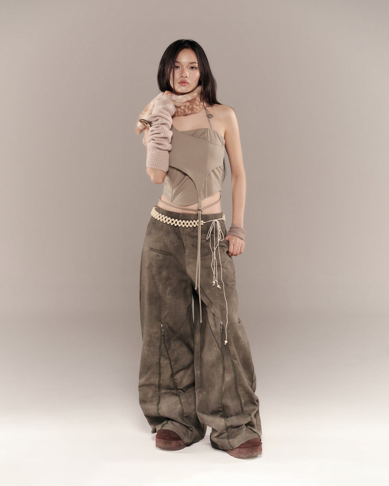 BUNNYHILL LULLABY HALTER TOP 垂墜 綁帶 平口 上衣