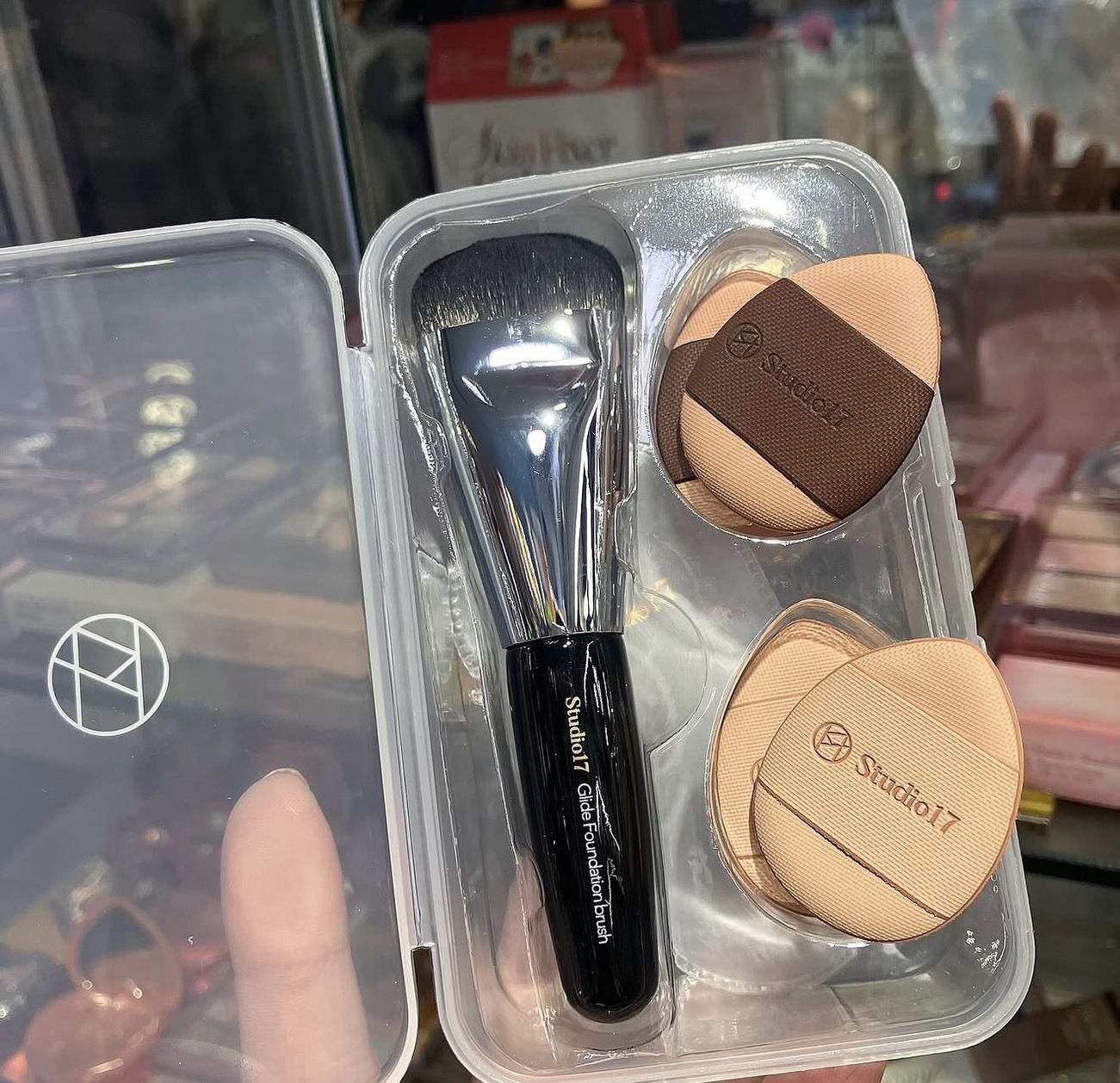 韓國 Studio17 Skin Fit Base Makeup Kit 輕薄服貼刷具粉撲套組