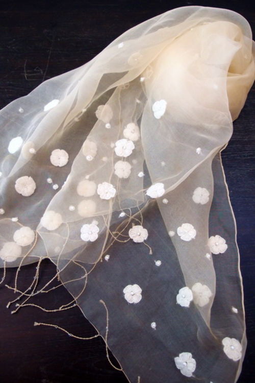 HKCG0428-008 100% Silk 約: 55 x 180 cm (AA08) (A8)