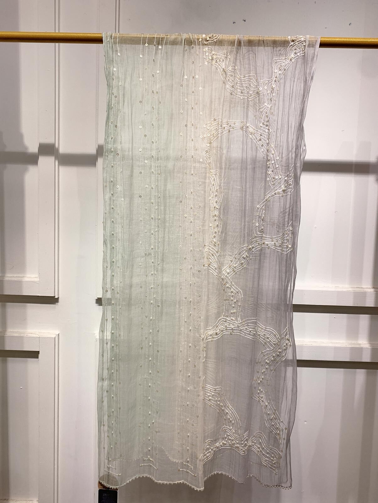 HKCG0428-004 70% Cotton 30% Silk 約: 55 x 190 cm (AA04) (A4)