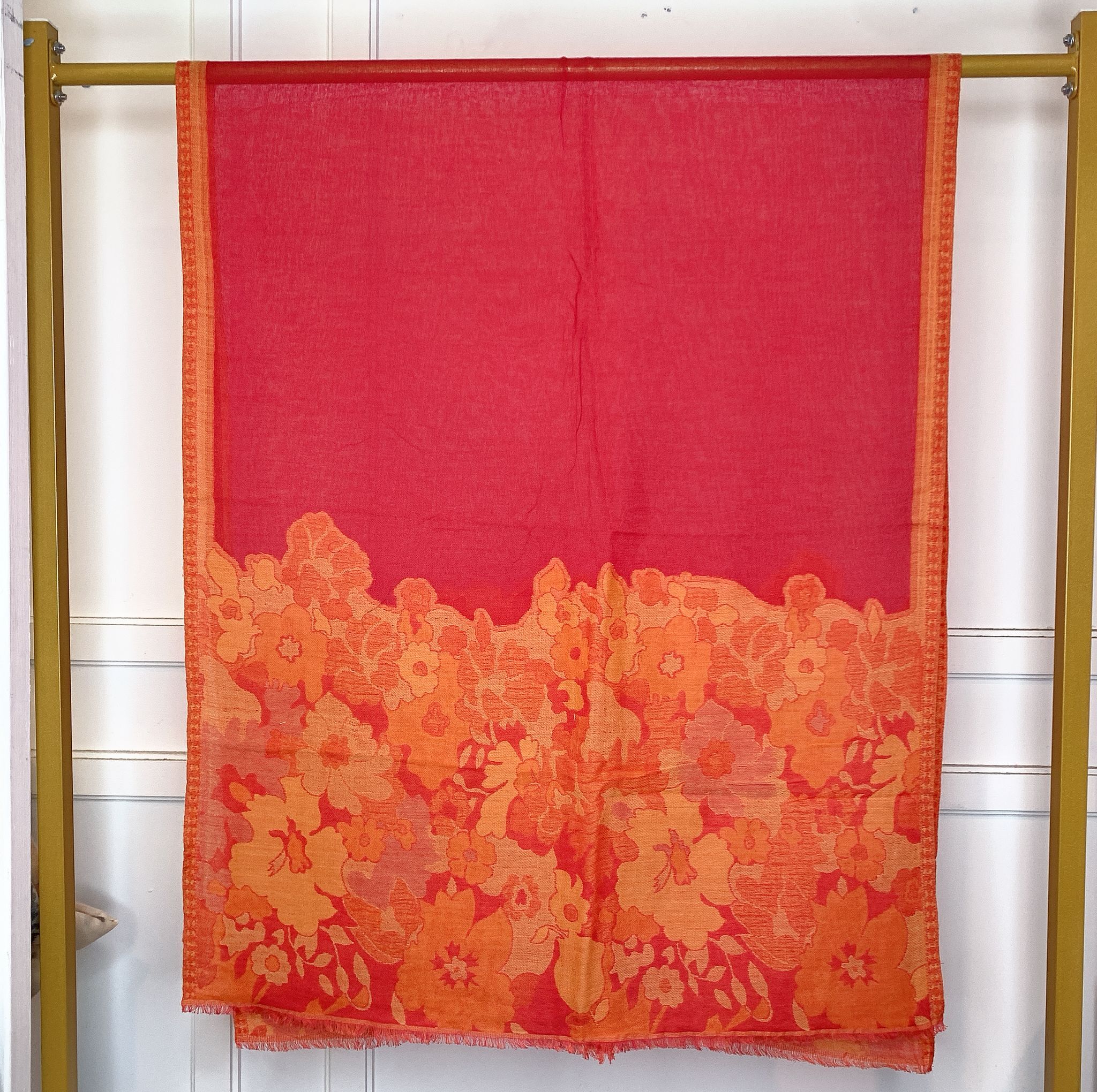 HKCG0428-023 (JA) 55% Cotton 45% Wool 約:70 x 180 cm (AA23) (A23)