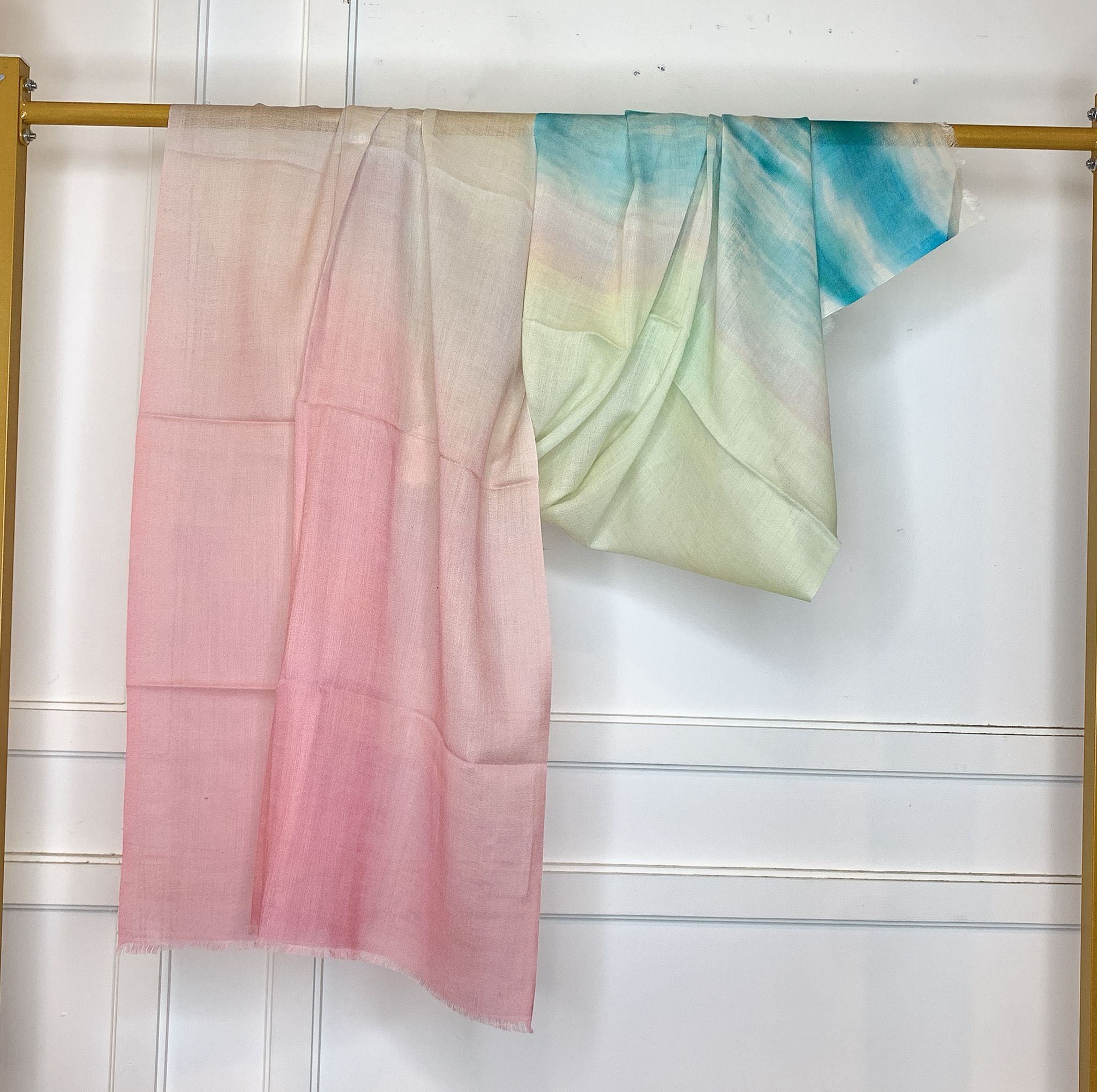 HKCG0428-034 92% Wool 8% Silk 約: 70 x 180 cm (AA34) (A34)