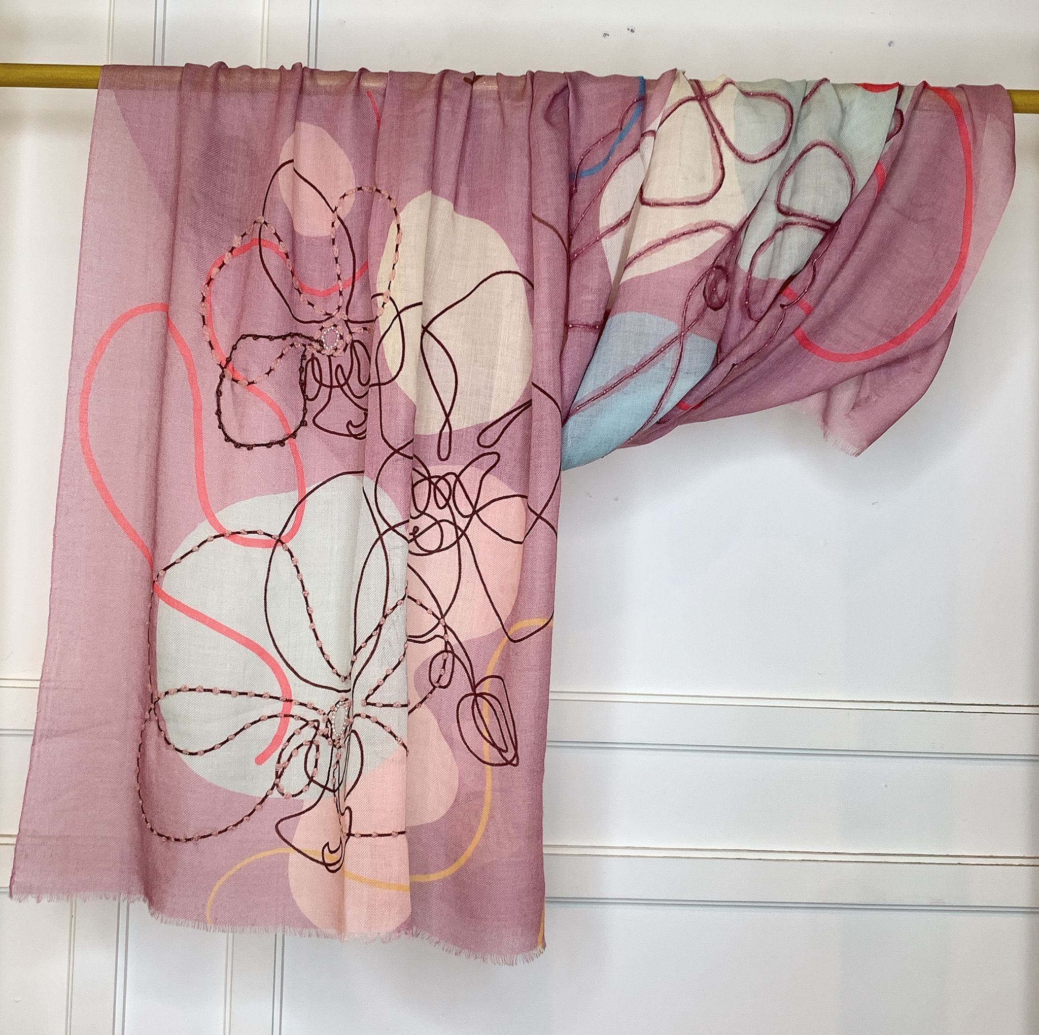 HKCG0428-047 80% Wol 20% Nylon 約: 70 x 180 cm (AA47) (A47)