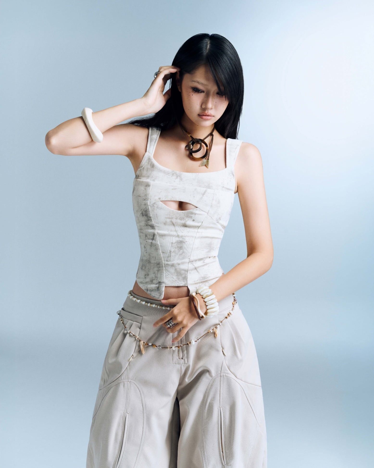 BUNNYHILL SAIDE TOP 雙層 上衣