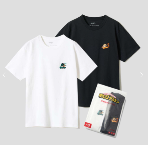 [代購][預訂] 我的英雄學院 graniph T-SHIRT 幼馴染み SET