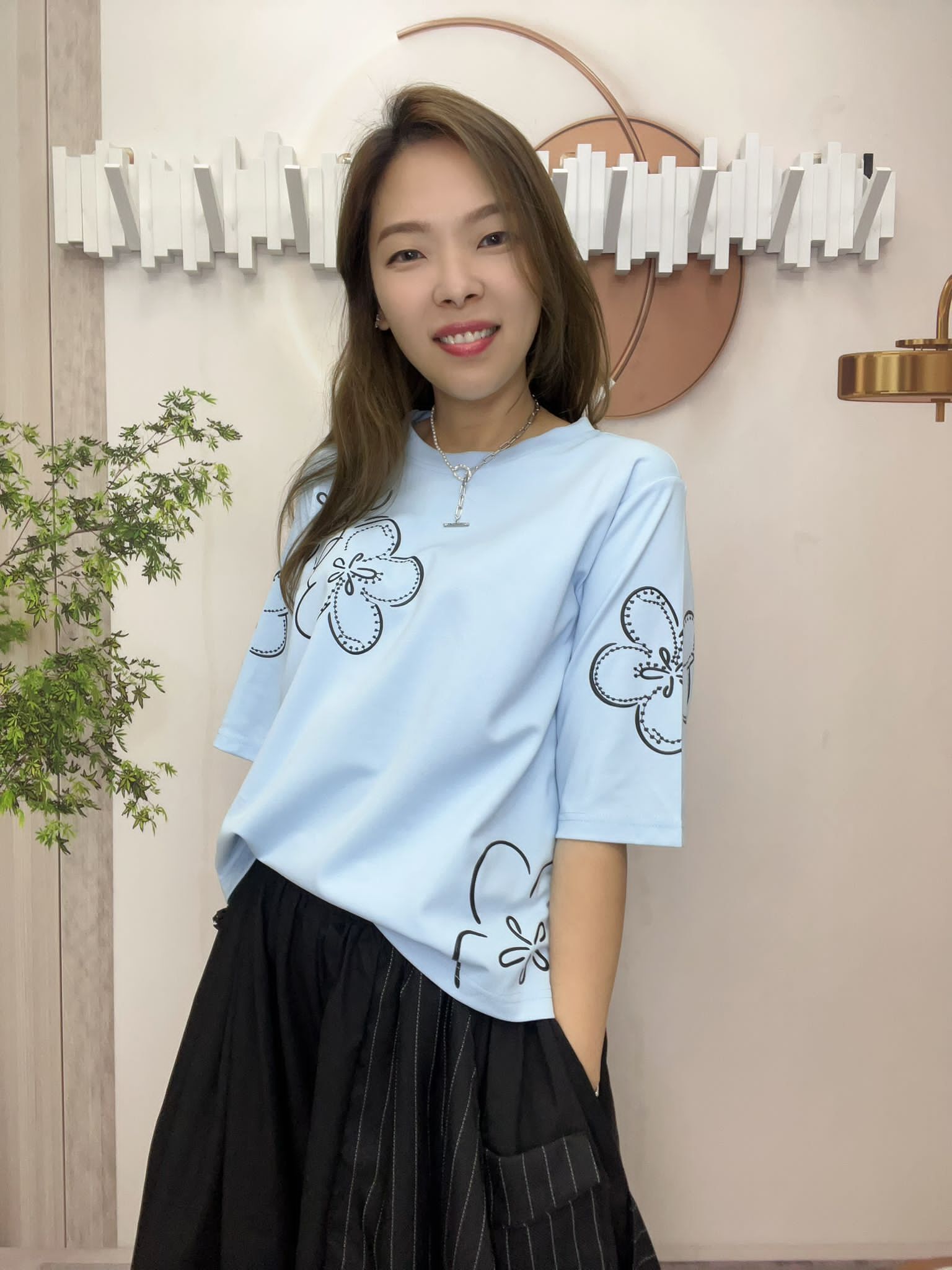 Ma 牌子 花圖案top~160A