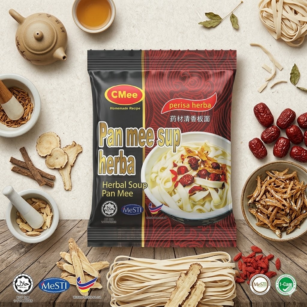 【直播】CMee LX042402 藥材清香板面 140g (1套4包)