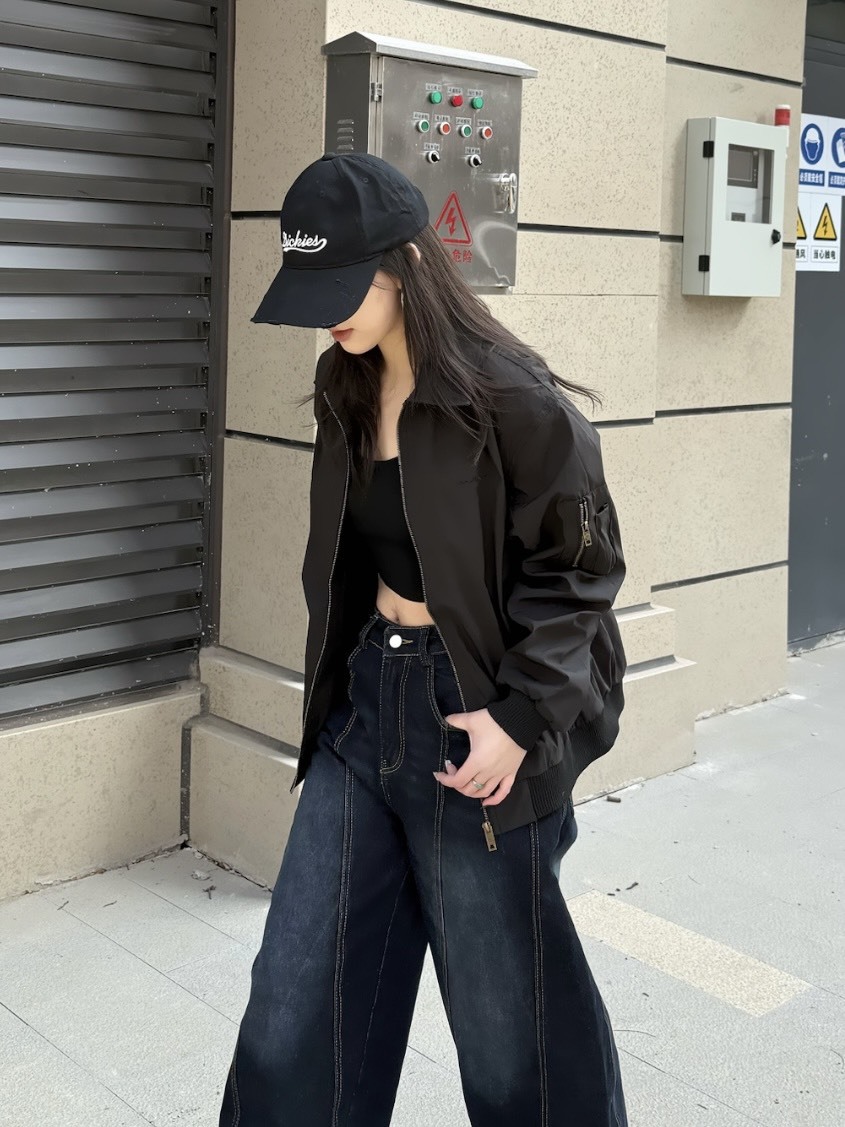 DICKIES 經典字母刺繡 刷破 做舊 棒球帽 男女同款