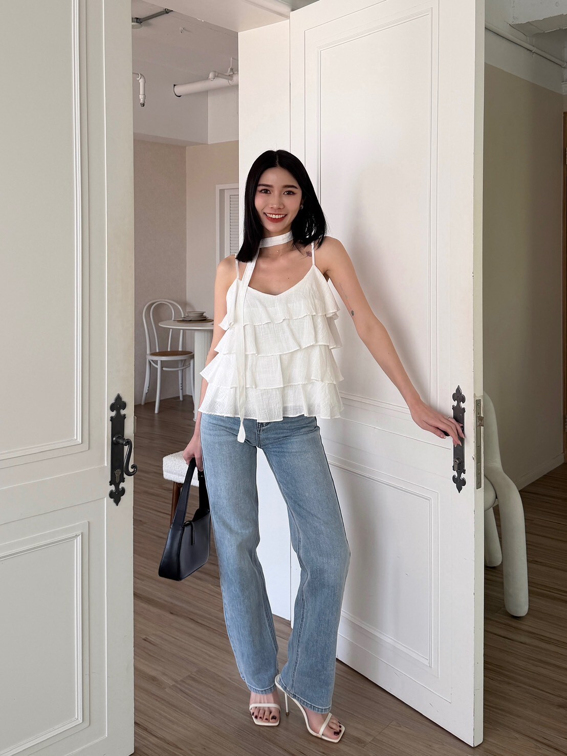 夏日層次細肩上衣