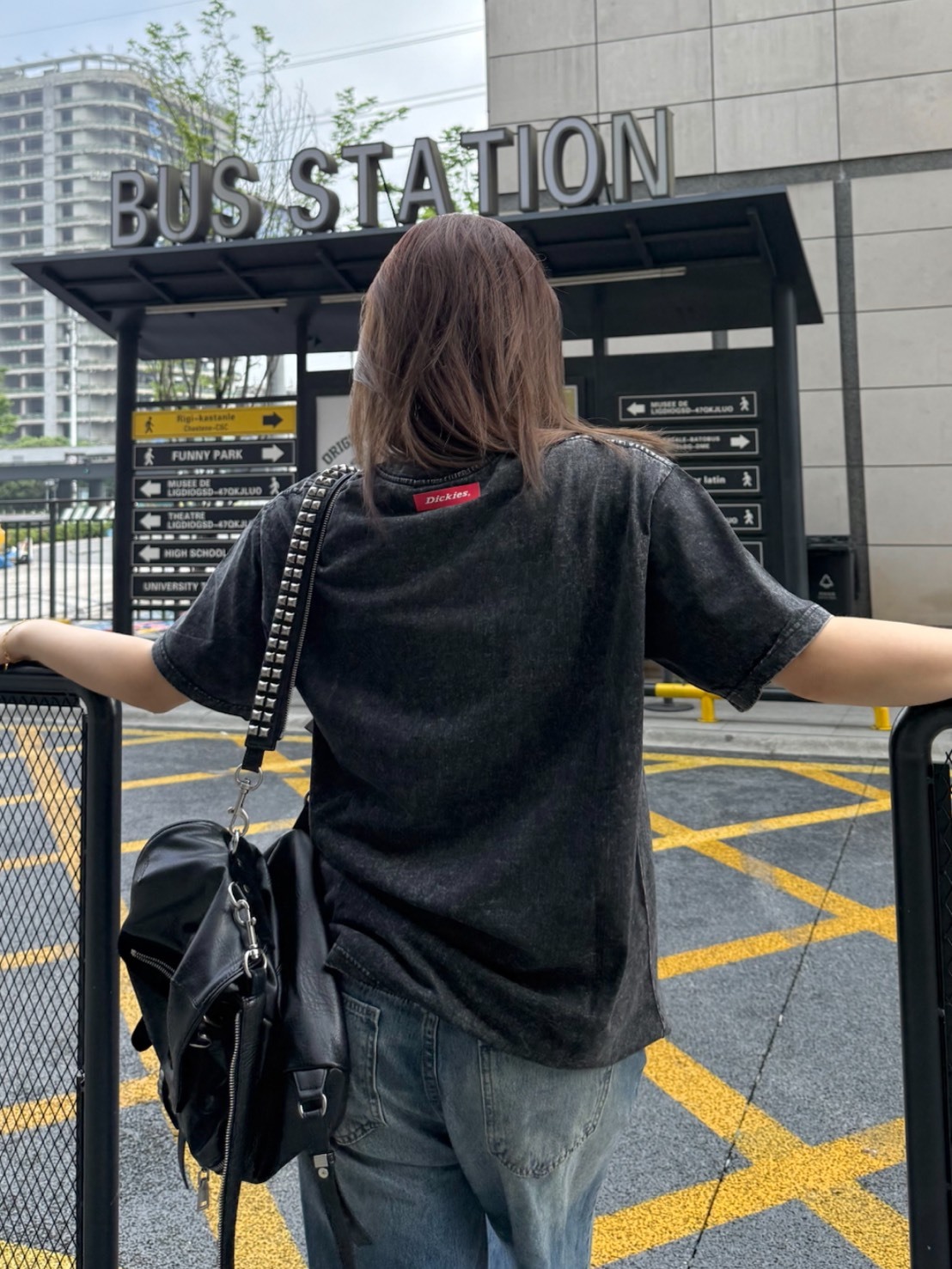 DICKIES 美式復古塗鴉 做舊水洗 短袖 男女同款