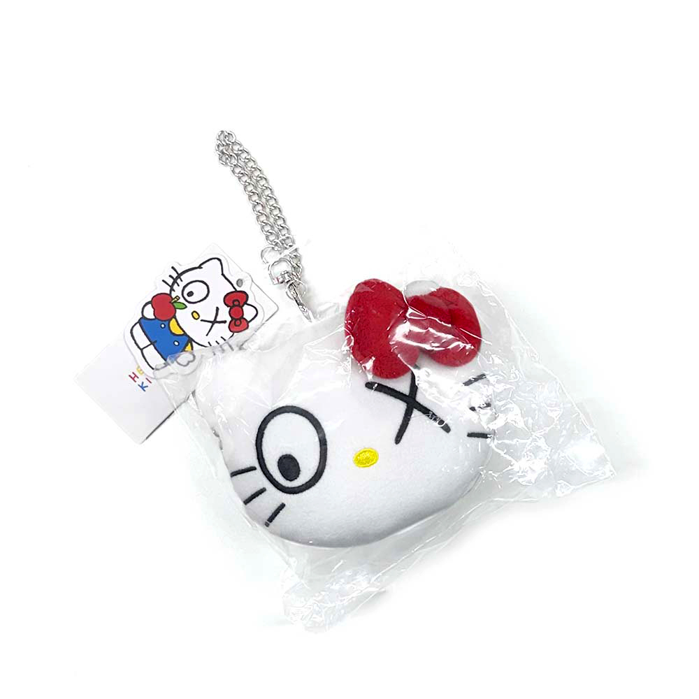 HELLO KITTY X ANDRE SARAIVA系列 大頭零錢包 紅蝴蝶結 掛飾 HR14894-A-10 [台灣現貨]