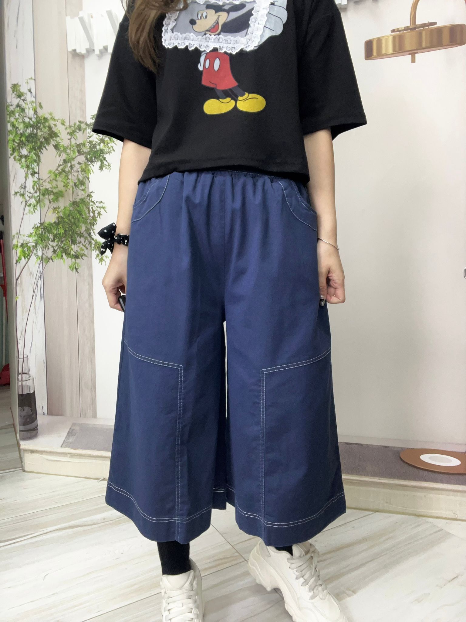 Ma牌子 7分直腳型褲~160Q