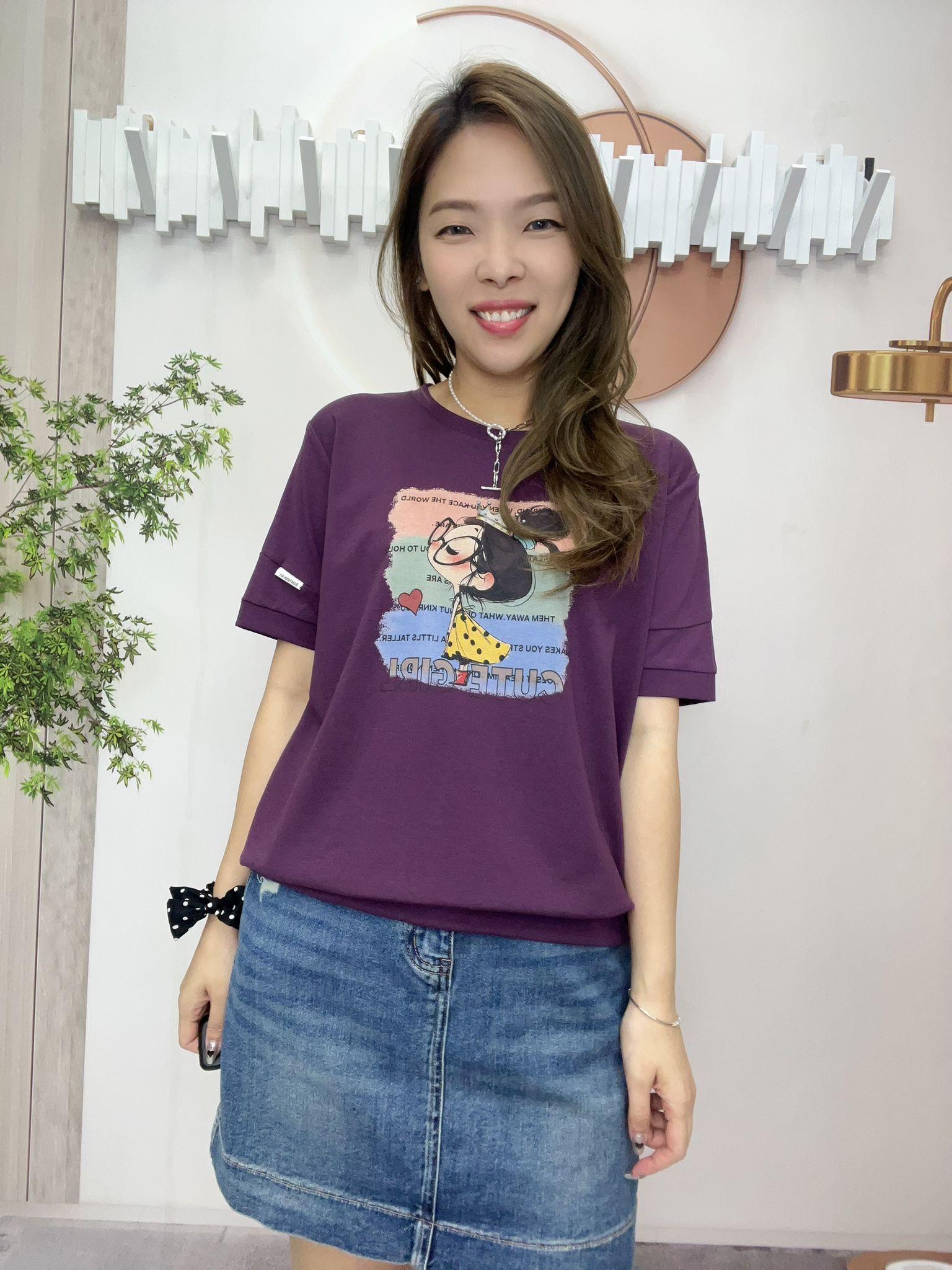 Ma牌子四眼少女圖案top~160S