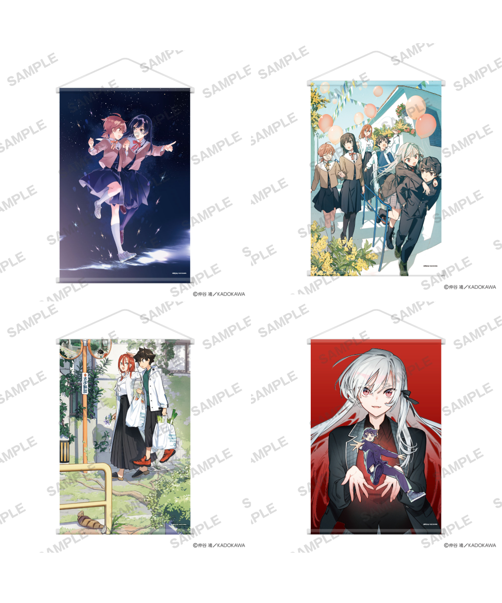 預購-仲谷鳰 POP UP SHOP B2掛軸 系列【日本進口精品】