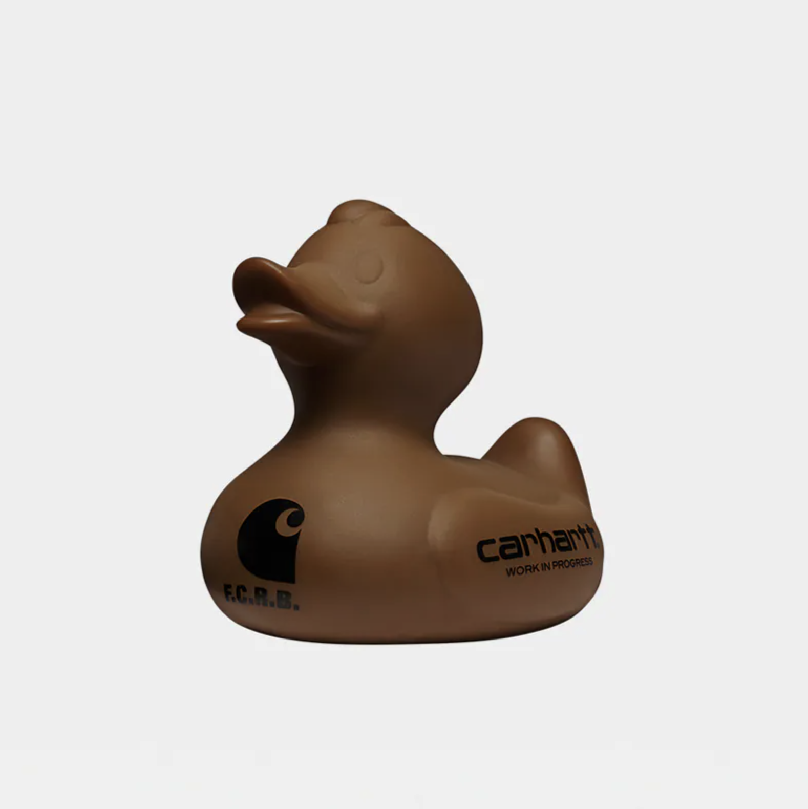 -(C015)-CARHARTT WIP X F.C.REAL F.C.R.B PVC RUBBER DUCK 聯名款 橡膠鴨 咖啡色-FCRB 260132