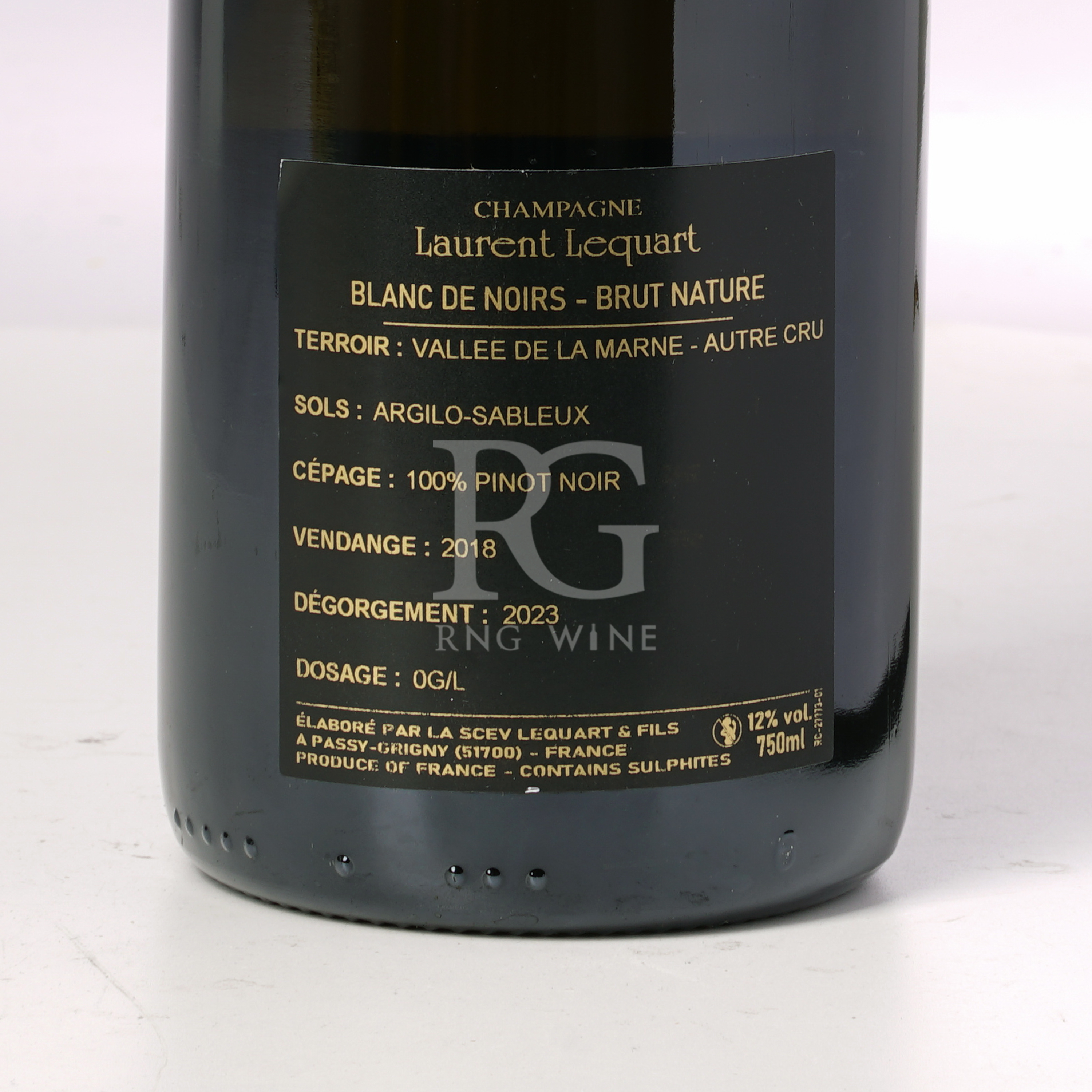 Laurent Lequart Blanc de Noirs Brut Nature