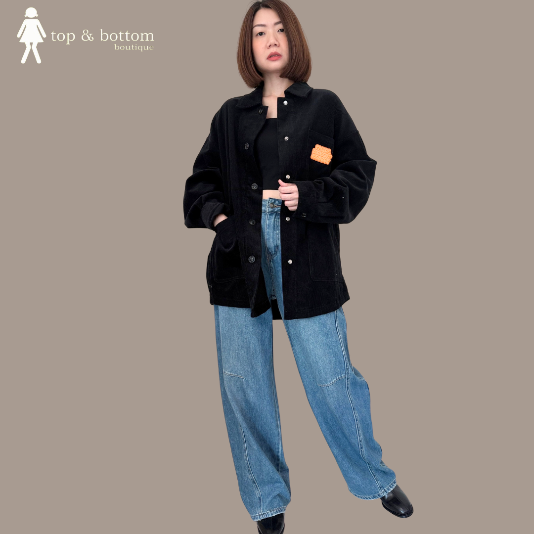 LONG SLEEVE CORDUROY POCKET SHIRT