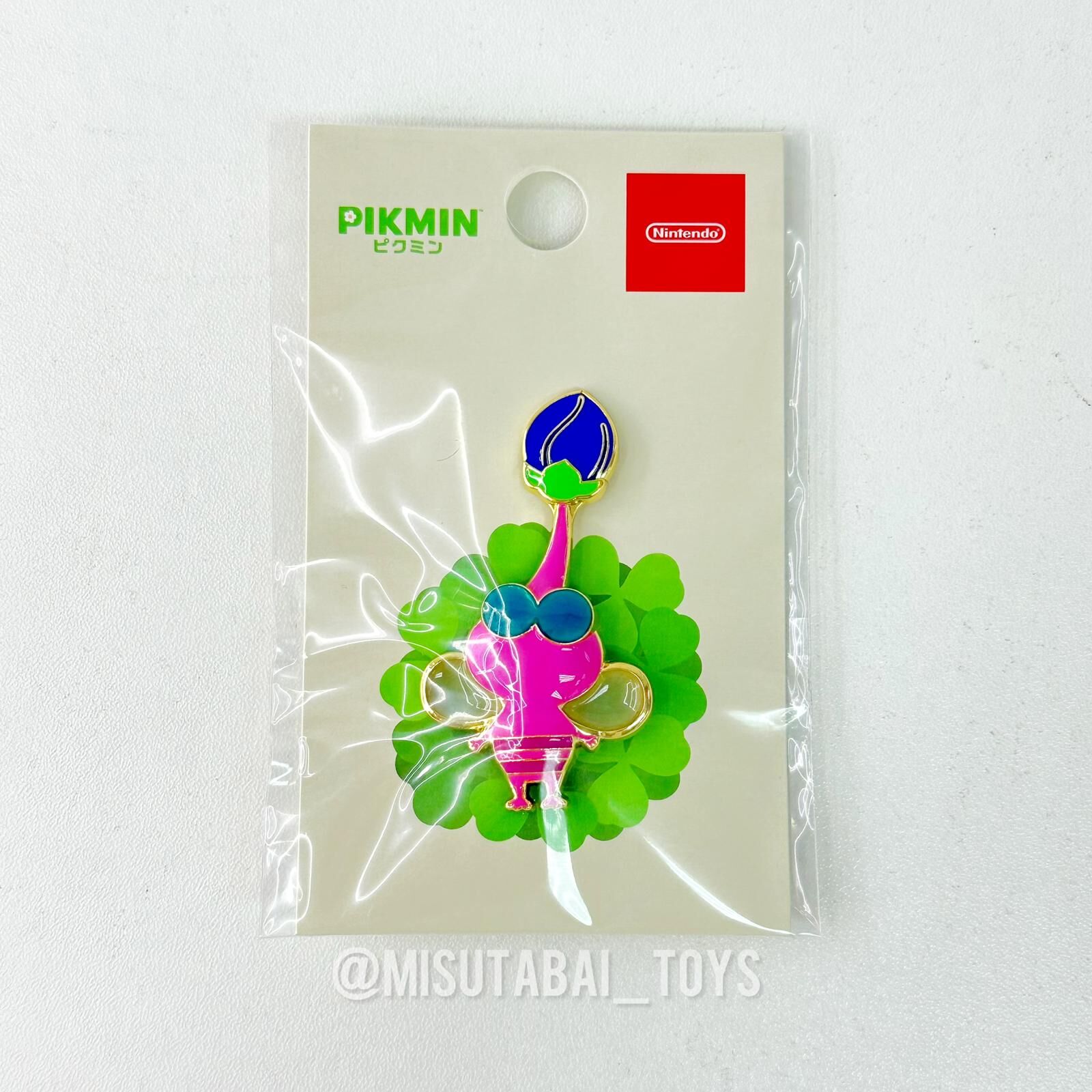 Nintendo 羽毛粉紅皮克敏徽章