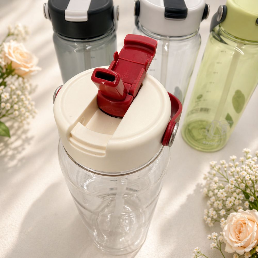 手提太空水壺600ml 800ml 1000ml ｜運動水壺Tritan水壺 防漏運動水壺 大容量水瓶【輕鬆購五金百貨】