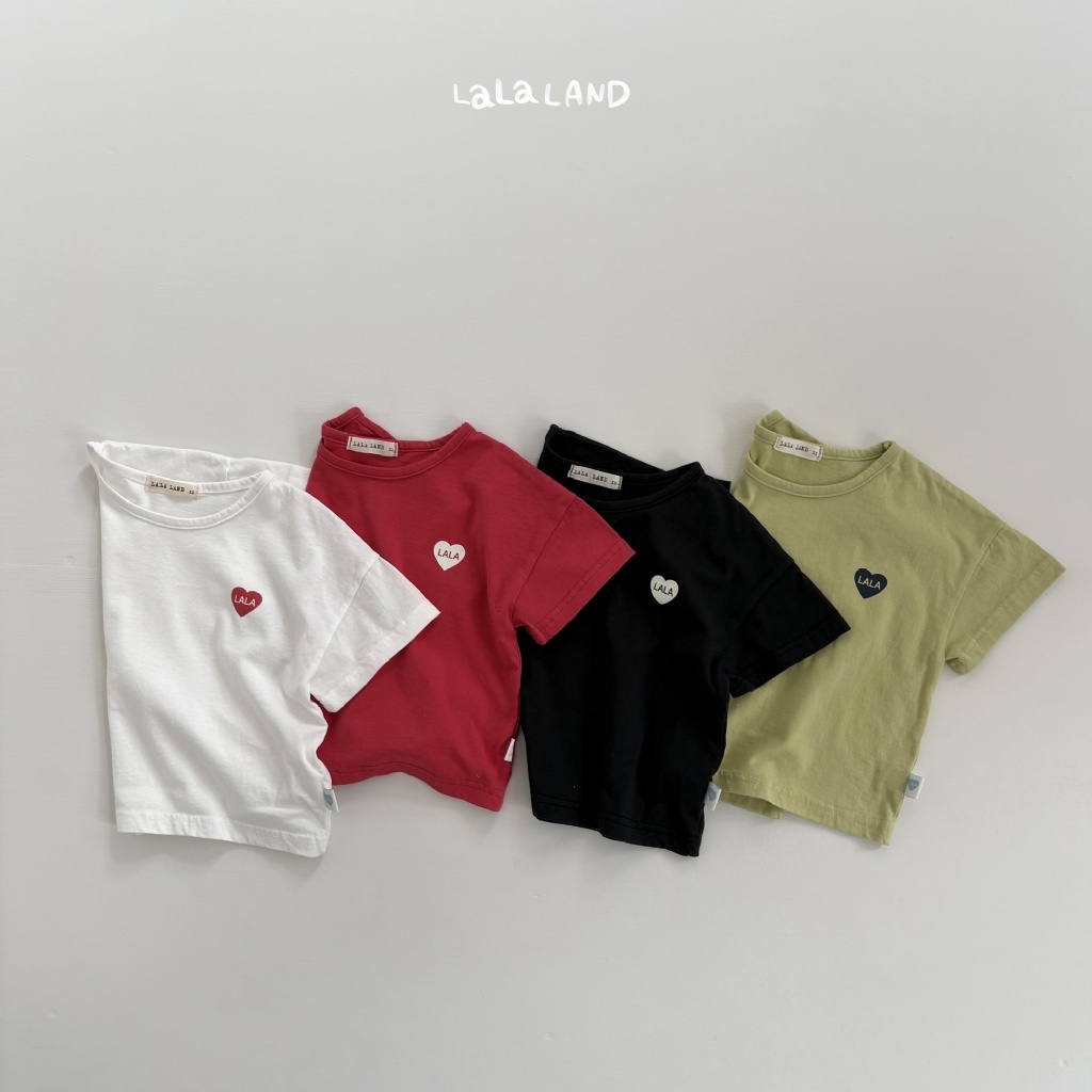 韓國🇰🇷LALA LAND 愛心LA短袖Ｔ恤(XS-XL)