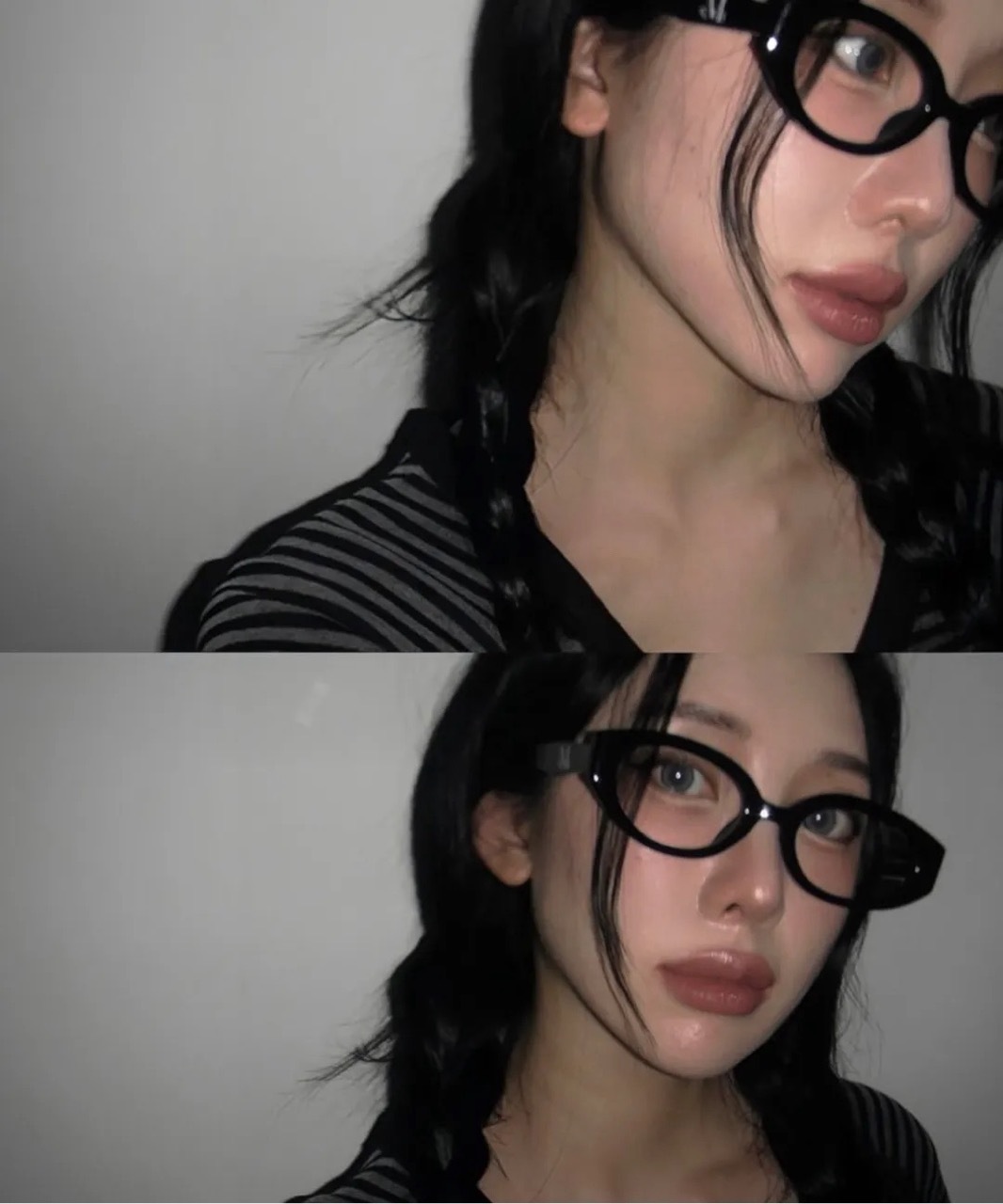 韓國限定🇰🇷 MUCENT SIGNATURE LOGO POINT GLASSES 經典標誌 造型眼鏡 透明 無度數 / 預購