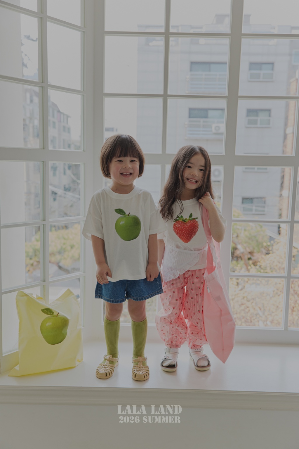 韓國🇰🇷LALA LAND 水果印花親子Ｔ恤(XS-XL/Freesize)