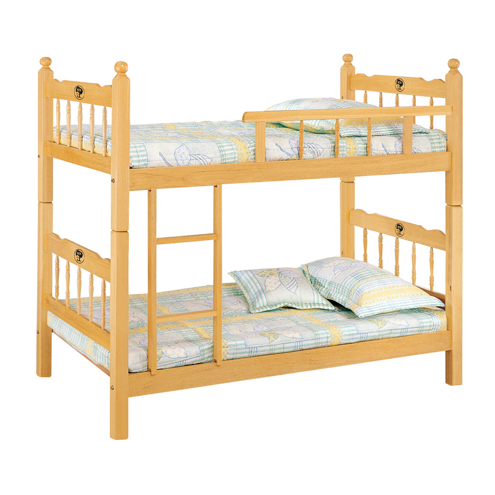 傑斯3尺雙層床架(單欄型)