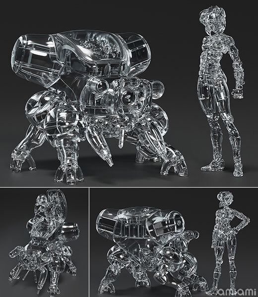 預購26/10 Max Factory代理版 1/20 PLAMAX minimum factory MF-96 草薙素子 with 攻殼車 光學迷彩Ver 0524