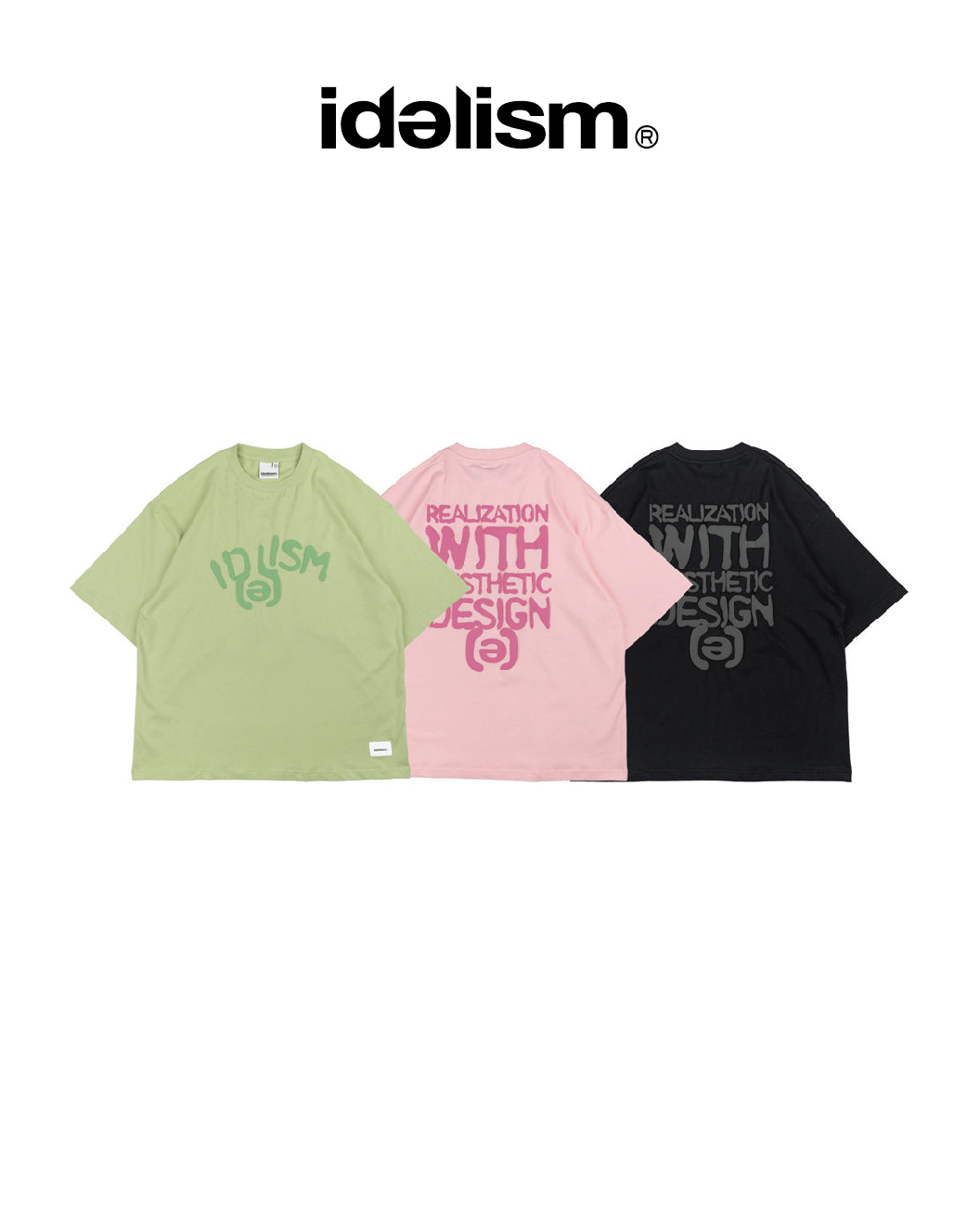 idealism 發泡短T 黑/綠/粉紅 26 S/S Puff Tee