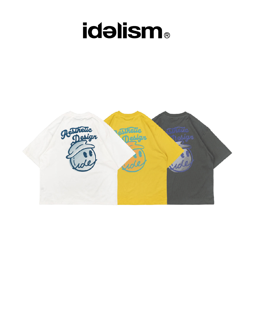 idealism 燈泡大頭短T 白/灰/黃 26 S/S Bulboy Tee