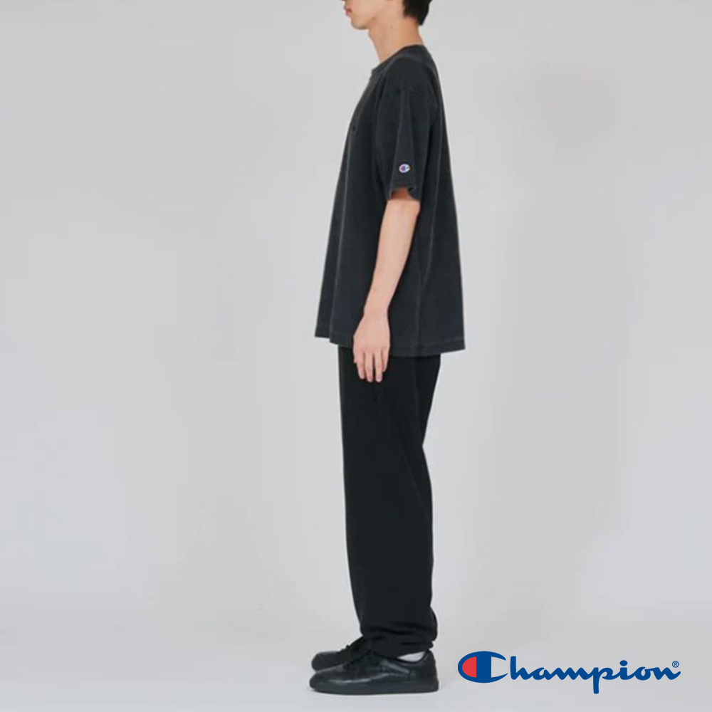 男款-Reverse Weave寬版短袖TEE-黑色(C3-D301-055)