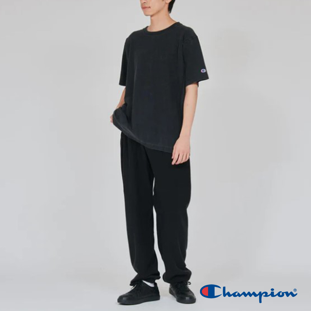 男款-Reverse Weave寬版短袖TEE-黑色(C3-D301-055)