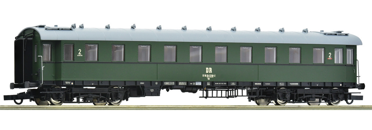 ROCO 6200202 HO規 二等標準特快列車車廂，DR