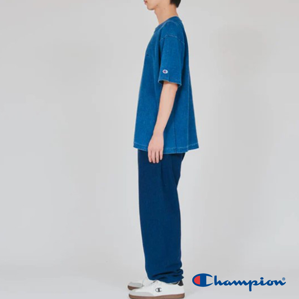 男款-Reverse Weave寬版短袖TEE-靛藍色(C3-D301-330)