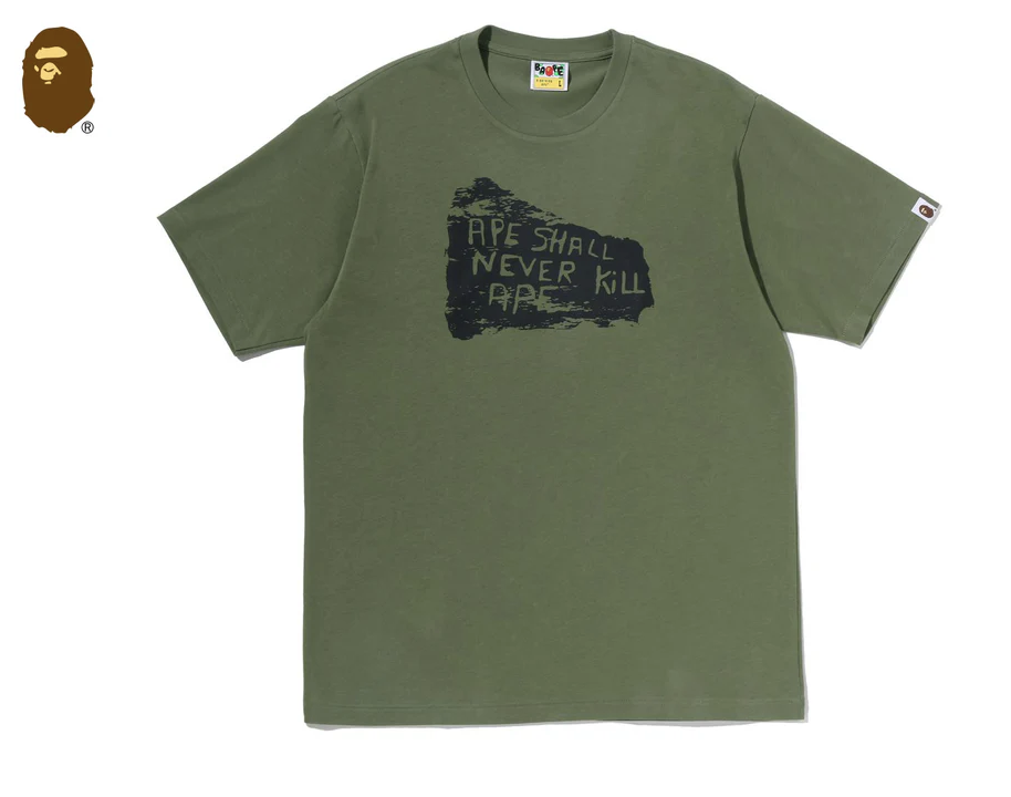 【BAPE男生】0425 發售 APE SHALL NEVER KILL APE TEE