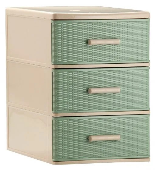 藤木303三層收納櫃(00533)｜三層收納櫃 抽屜收納櫃 桌邊收納櫃 塑膠收納櫃 居家整理櫃 多功能置物櫃【輕鬆購五金百貨】