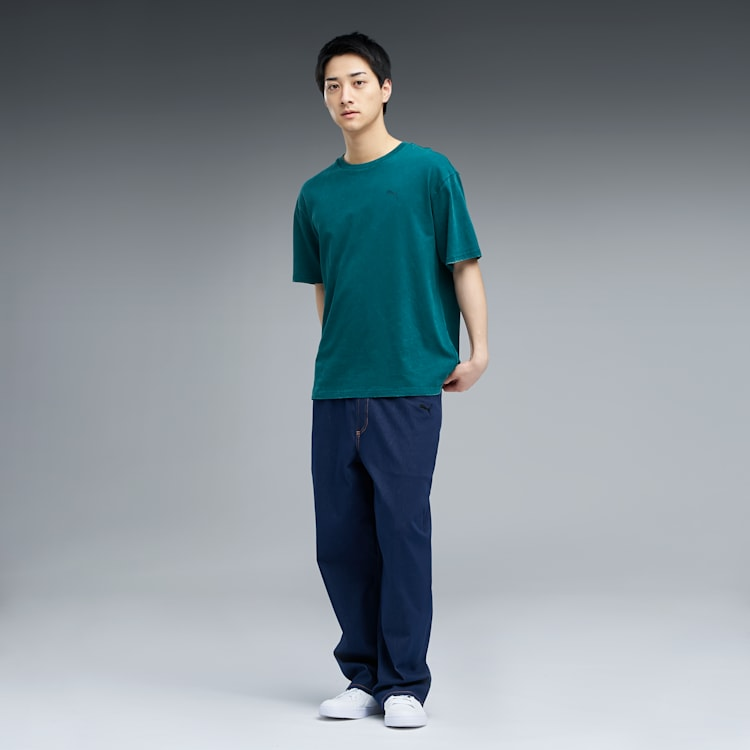 PUMA 短T 流行系列 MOODS IN NATURE 森林綠 洗舊風 短袖 T恤 中性 63733686