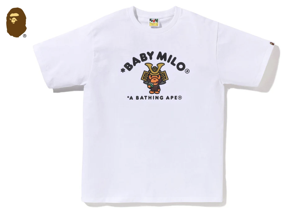 【BAPE男生】0425 發售KABUTO BABY MILO COLLEGE TEE