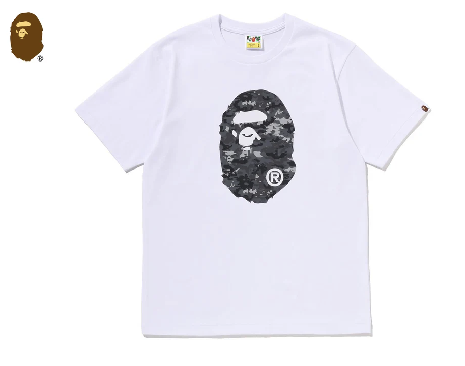 【BAPE男生】0425 發售MULTI PIXEL CAMO APE HEAD TEE