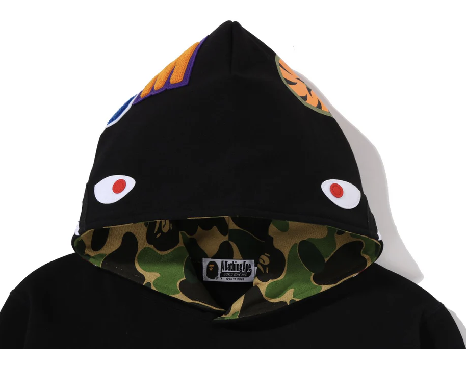 【BAPE男生】0425 發售ABC CAMO SHARK PULLOVER HOODIE
