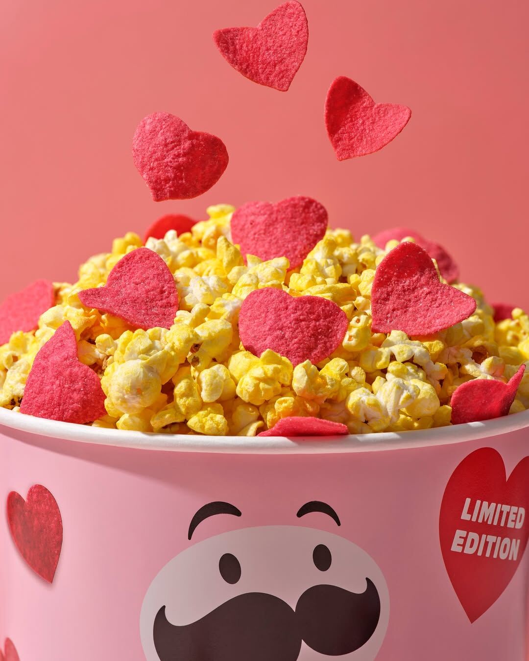 【預購】韓國限定 Pringles 品客 粉紅 心型 520 愛心 玫瑰花口味 迷你洋芋片