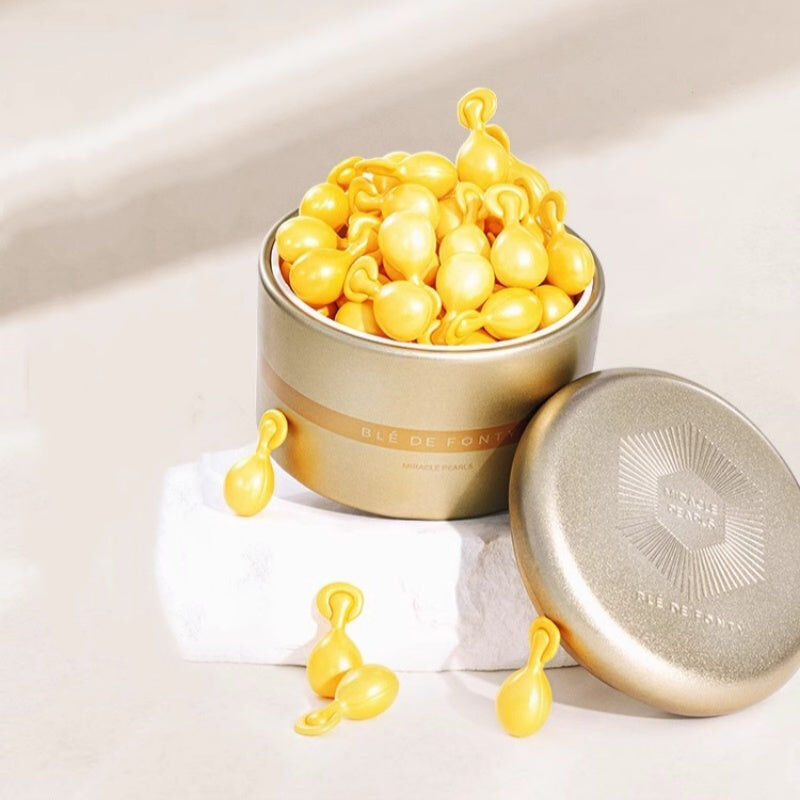 汶萊 立體緊緻修護向日葵精華膠囊  30粒【正品 】BLE DE FONTY 楓緹  天鵝頸 淡化頸紋 提拉緊致