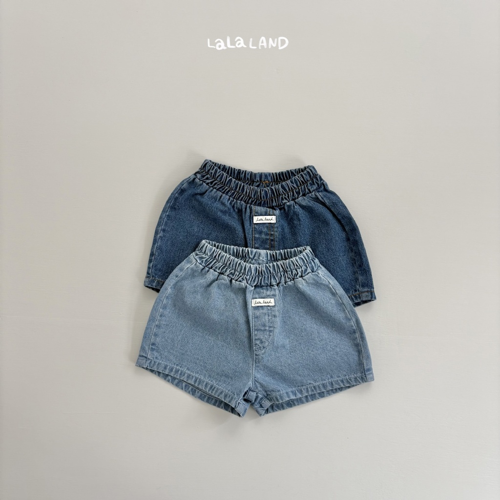 韓國🇰🇷LALA LAND 小標牛仔短褲(XS-XL)