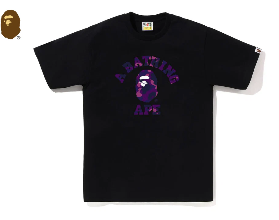 【BAPE男生】0425 發售COLOR CAMO COLLEGE TEE