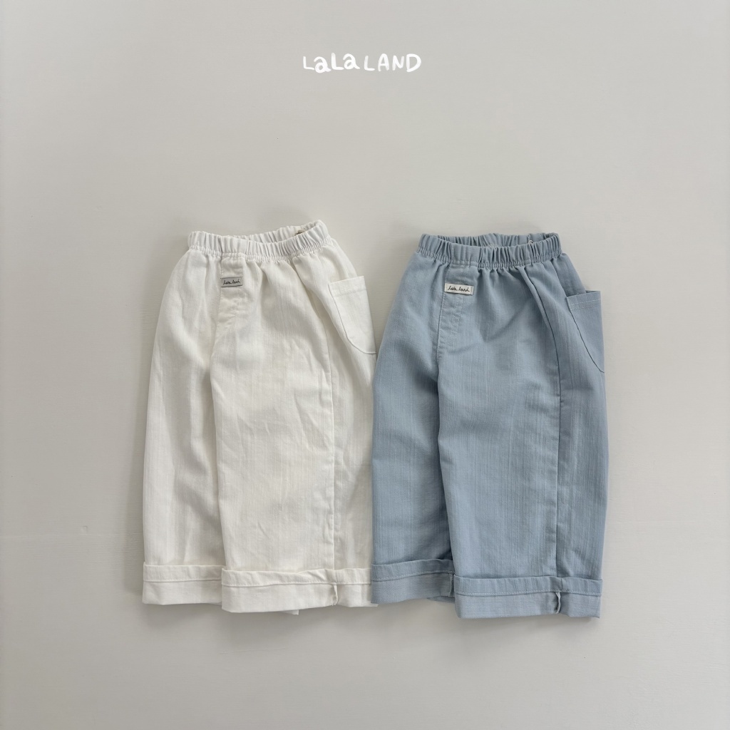 韓國🇰🇷LALA LAND 夏日輕薄竹節棉長褲(XS-XL)
