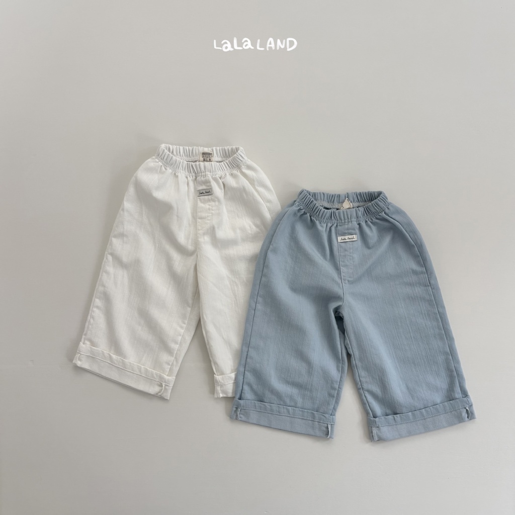 韓國🇰🇷LALA LAND 夏日輕薄竹節棉長褲(XS-XL)