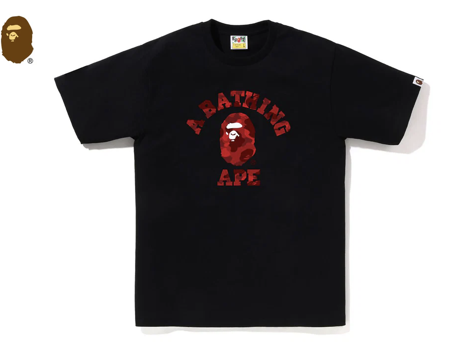 【BAPE男生】0425 發售COLOR CAMO COLLEGE TEE