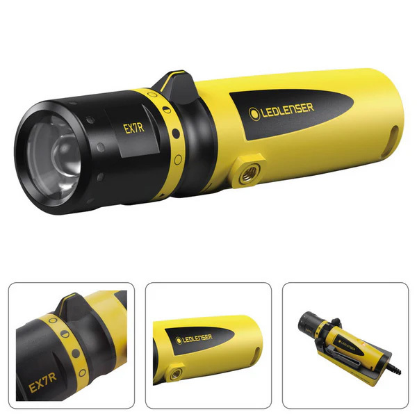 Ledlenser EX7R ATEX Zone 1/20 Rechargeable LED Torch 500837