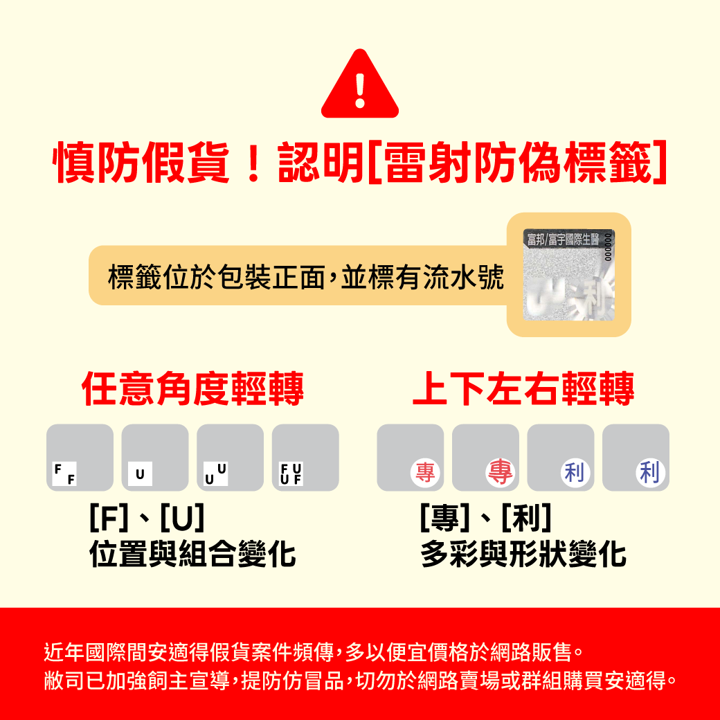 安適得 防偽標籤